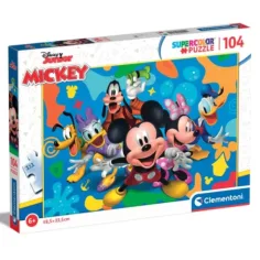Mickey Mouse y sus amigos puzzle Supercolor de 104 piezas - Clementoni