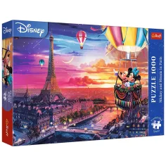 Mickey y Minnie en París 1000 piezas Premium plus quality puzzle - Trefl