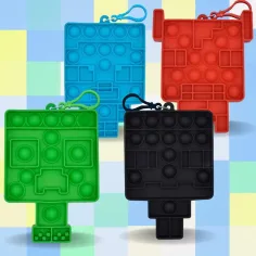 imagen de Minecraft Bubblers Mini Pop-it sorpresa llavero 1ud 2