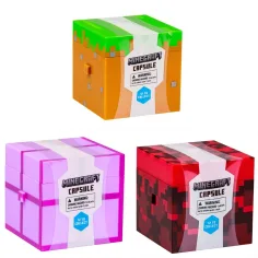 Minecraft cápsula sorpresa de 7 cm con figuras
