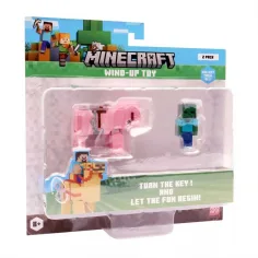imagen de Minecraft figura 3D con animal de cuerda serie 2 en varias versiones 1ud 3