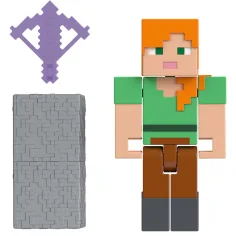 imagen de Minecraft: Figura de Alex con accesorios - Mattel 2