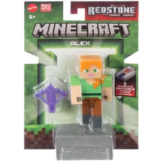 Minecraft: Figura de Alex con accesorios - Mattel