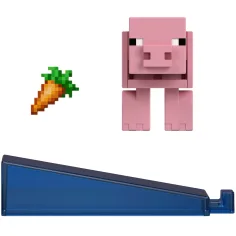 imagen de Minecraft: Figura de cerdo con accesorios - Mattel 2