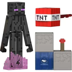 imagen de Minecraft: Figura de personaje Enderman con accesorios - Mattel 2