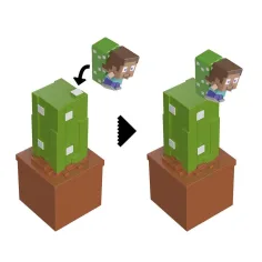 imagen de Minecraft Reveal minifigura en almacenamiento - Cactus - Mattel 4
