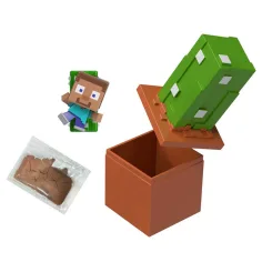 Minecraft Reveal minifigura en almacenamiento - Cactus - Mattel