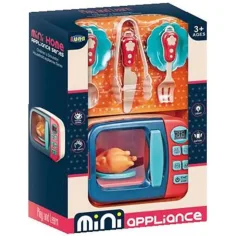 Mini Appliance microondas juego de juguetes con luz