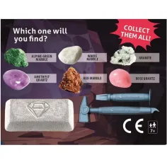 imagen de Mini kit de arqueología - Minerales y piedras preciosas - Clementoni 2