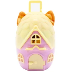 Mini perritos adorables en casita en varias versiones
