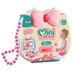 Mini set de maquillaje en bolso pequeño de 16 piezas