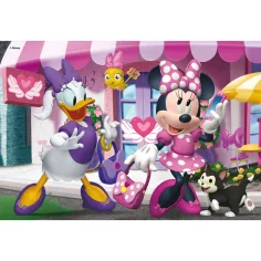 imagen de Minnie Mouse 2 en 1 puzzle de 108 piezas y libro para colorear 50x35cm - Lisciani 2