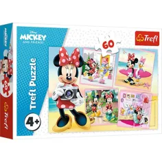 Minnie Mouse: Encantador puzzle de Minnie de 60 piezas - Trefl
