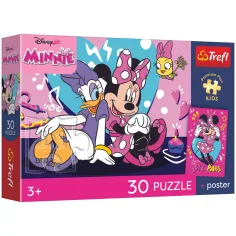 imagen de Minnie Mouse y sus amigos rompecabezas premium de 30 piezas - Trefl 1