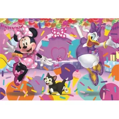 imagen de Minnie Mouse y sus amigos Supercolor Maxi puzzle de 104 piezas - Clementoni 2