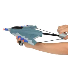 imagen de Missile Hand: Arma lanzadora de esponja en forma de avión con proyectiles y objetivos 23cm 4