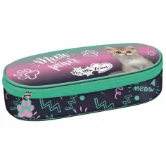 MLF Kitty Party estuche ovalado con gatos PC01 23x9,5x6cm