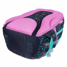 imagen de MLF Kitty Party mochila escolar con estampado de gato de 4 compartimentos, mochila BPL58 40x29x19 cm 3