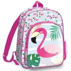 Mochila de flamenco redondeada, mochila 36cm