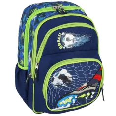 Mochila ergonómica Football Goal, mochila 40x20x18cm