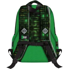 imagen de Mochila escolar con diseño de controlador gamer St.Right Neon, mochila BP26 39x27x17cm 2