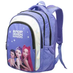 Mochila escolar K-POP Cazadores de Demonios de 4 compartimentos, mochila BPL58 40x29x19 cm