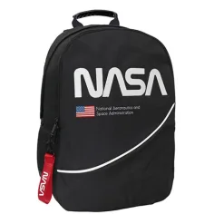 Mochila escolar NASA de 2 compartimentos, mochila 33x16x45cm