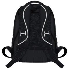 imagen de Mochila escolar negra de 4 compartimentos K-POP Demon Hunters, mochila BPL60 43x32x20 cm 2