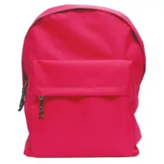 Mochila escolar Omega rosa 42x32x16cm