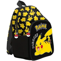 Mochila escolar Pokémon Pikachu, mochila LM-15 30x22x12cm