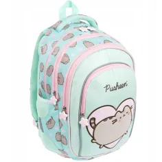 Mochila escolar Pusheen menta, mochila BPL58 40x29x19cm