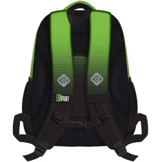 imagen de Mochila escolar St.Right Green Gradien, mochila BP05 42x30x19cm 2