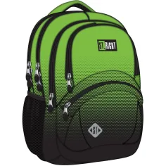 Mochila escolar St.Right Green Gradien, mochila BP05 42x30x19cm