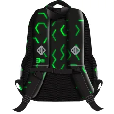 imagen de Mochila escolar St.Right Green Level, mochila BP26 39x27x17cm 2