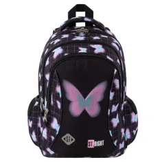 Mochila escolar St.Right Mariposa Pastel BP26 39x27x17 cm