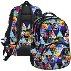 Mochila escolar St.Right Paradise 42x30x20cm