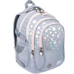 imagen de Mochila escolar St.Right Silver Cats, mochila BP01 43x32x21cm 5