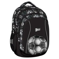 Mochila escolar St.Right Silver Goal, mochila BP04 43x32x20cm