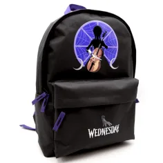 Mochila escolar Wednesday, mochila 40x30x12cm