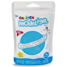 Modelight arcilla de color azul claro de 50g - Carioca