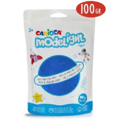 Modelight de 100g de plastilina azul - Carioca