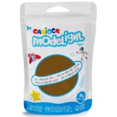 Modelight de 50g de plastilina marrón - Carioca