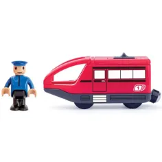 Moderno locomotora eléctrica roja - Woodyland