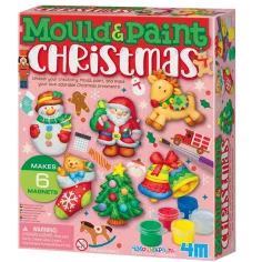 Molde de yeso navideño