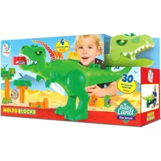 Molto: Bloques kockafaló gigantosaurus dinosaure set de bloques con sonido 30 piezas