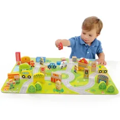 imagen de Molto: Nature City Bloks juego de construcción de madera set de 79 piezas 4