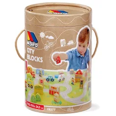Molto: Nature City Bloks juego de construcción de madera set de 79 piezas