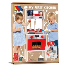 Molto: Nature Mi Primera cocina de juguete conjunto de 10 piezas con accesorios