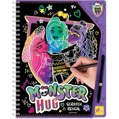 Monster High: Set de creación de rasguños Monster Hug - Lisciani
