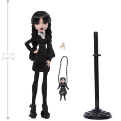 imagen de Monster High x Wednesday – Muñeca de Wednesday Addams con accesorios – Mattel 3